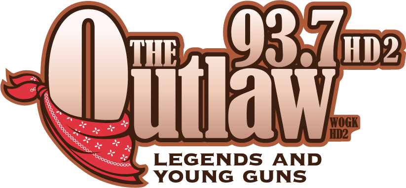 93.7 HD2 The Outlaw logo